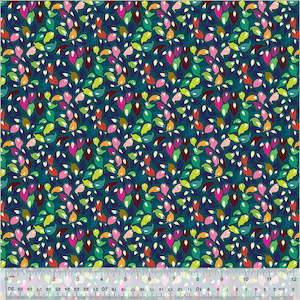 botanica: Summer Leaves Teal