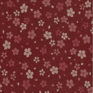 Japanese Fabric Collection: Kawa - Red