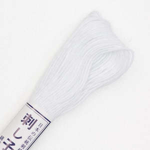 Sashiko Supplies: Sashiko Thread 20m White #1