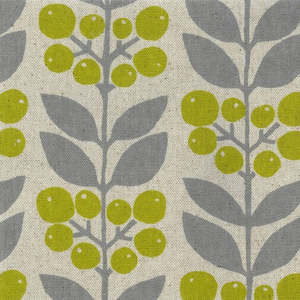 Linen Cotton Fabric: Niseko - Natural Lime