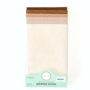 Sue Spargo Wool Felt: Sue Spargo Merino Wool - Brown