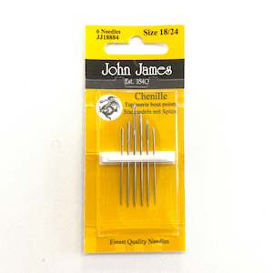 Embroidery Needles: Chenille Needles John James 18-24