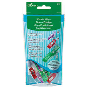 Notions Tools: Clover Wonder Clips Variety Pack