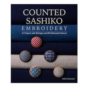 Embroidery Books: Counted Sashiko Embroidery - Keiko Sakamoto