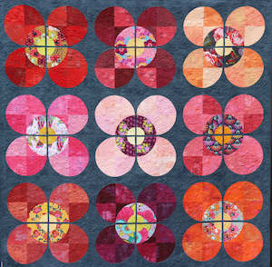 Quilting Patterns Kitsets: Modern Blossom Quilt Pattern - Carolyn Murfitt