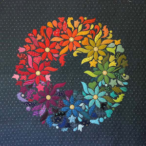 Harlequin Garland Pattern - Carolyn Murfitt