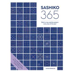 Japanese Embroidery Books: Sashiko 365 - Susan Briscoe