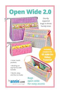 Sewing And Bag Patterns Kitsets: ByAnnie Open Wide 2.0