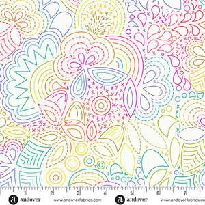 Alison Glass Collections: Rainbow Stitched - Day