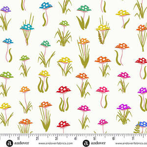 Alison Glass Collections: Mushroom Parade - Day