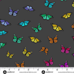 Alison Glass Collections: Butterfly Rainbow - Night