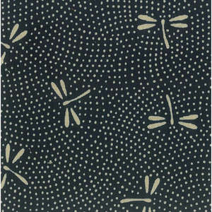 Japanese Quilting Cotton: Yano - Navy