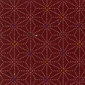 Japanese Quilting Cotton: Ayase - Red