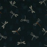 Japanese Quilting Cotton: Nara - Navy