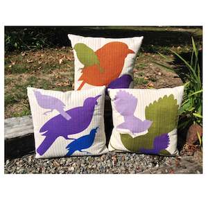Birds of a Feather Cushion Trio - designed by Jenny Hunter