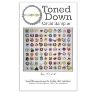 Sue Spargo Patterns: Toned Down Circle Sampler Pattern - Sue Spargo