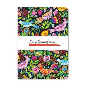 Journals Notebooks Notepads: Folk Birds - A5 Notebook