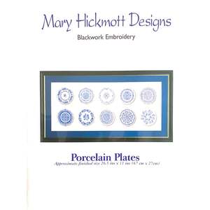 Embroidery Patterns Kitsets: Mary Hickmott Porcelain Plates