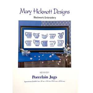 Embroidery Patterns Kitsets: Mary Hickmott Porcelain Jugs