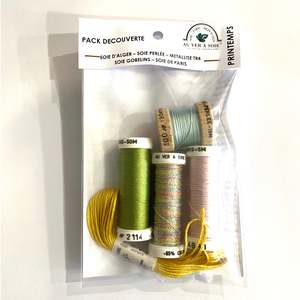 Discovery Pack Silk Threads Ribbon Copy: Discovery Pack - Spring