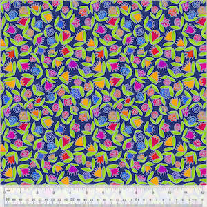 Sale Fabric: Little Ditsy Flowers - Cobalt