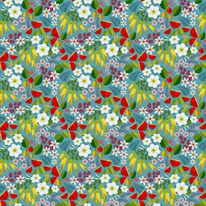 Folk Tails - Floral Blue