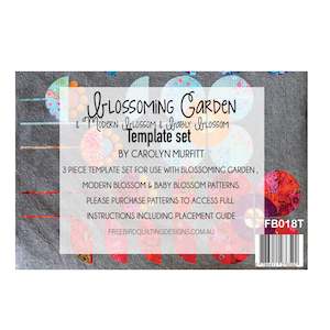 Blossoming Garden Template Set - Carolyn Murfitt