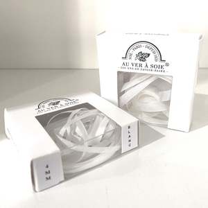 Silk Ribbon White