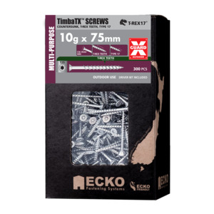 Fixings: Multipurpose Screw 10G 75mm XGuard – 300 pack