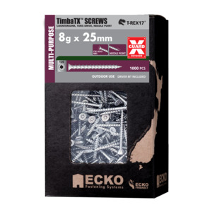 Multipurpose Screw 8G 25mm XGuard – 1000 pack
