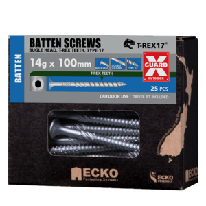 Batten Screw 14G 100mm XGuard – 25 pack