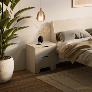 Home: The Plyhome 2 Drawer Bedside