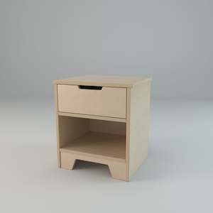 Home: The Plyhome 1 Drawer Bedside