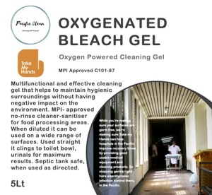 Products: 5L Oxygenated Bleach Gel (eco-friendly)