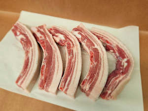 Poaka Free Range Pork Belly Strips 800g