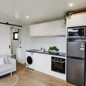 Products: Tiny Homes for Sale NZ Podlife Pod size: 11m x 3.1m