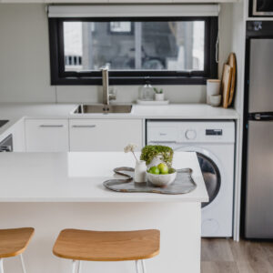 Tiny Home NZ Podlife Pod size: 12.2m x 3.9m