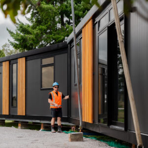 Granny Flats NZ Podlife Pod size: 8.6m x 3.1m