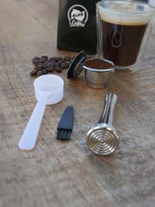 Reusable Stainless Steel Coffee Capsule Kit