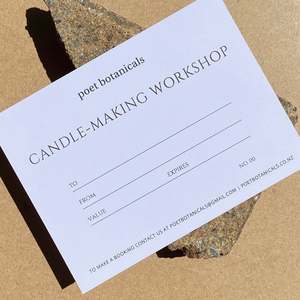 Candlemakingworkshopsnewzealand: Candle-Making Workshop Gift Voucher