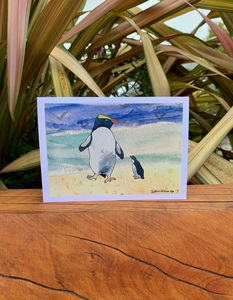 Products: Handmade Penguin Greetings Cards