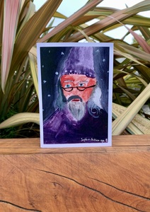 Products: Dumbledore Greetings Card