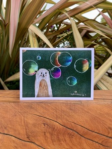 Polar bear greetings card