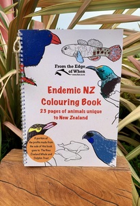 Products: Endemic NZ Species Colouring Book