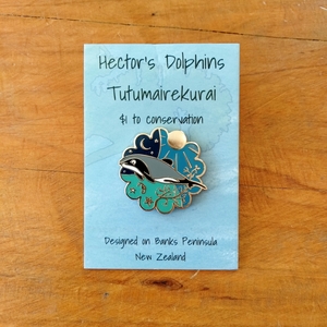 Products: Hector's Dolphin Enamel Pin