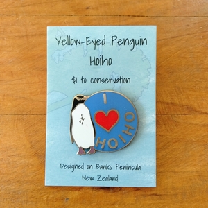 Products: Hoiho Enamel Pin