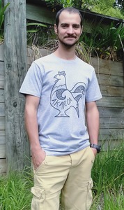 Products: Rooster and Kiwi Tee-shirt