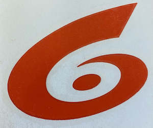 accessories: Point6 90mm Clean-Cut Logo Sticker