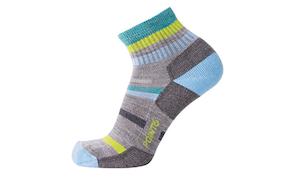Mini Crew: Point6 Merino Hiking Mixed Stripe Light Mini Crew Socks