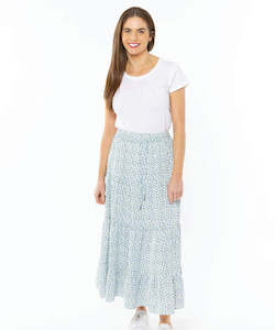 Skirts: Seeking Lola Happy Maxi Skirt - Cornflower